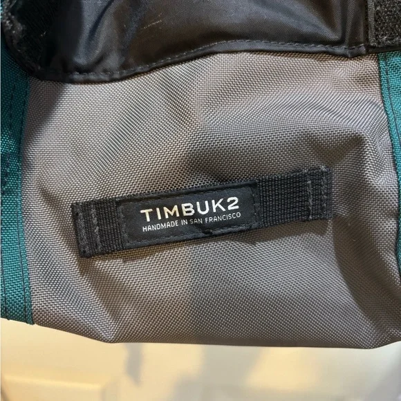 Timbuk2 Teal and Gray Messenger Bag